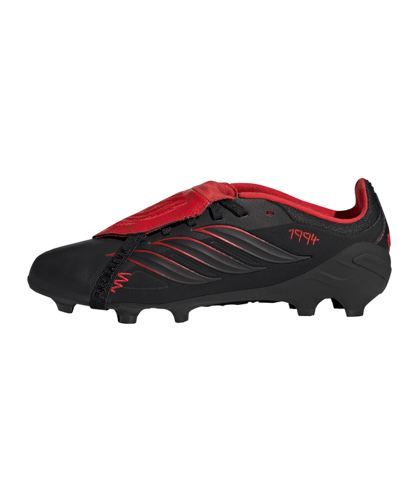 adidas Predator Elite FG Leather Tech Kids Schwarz