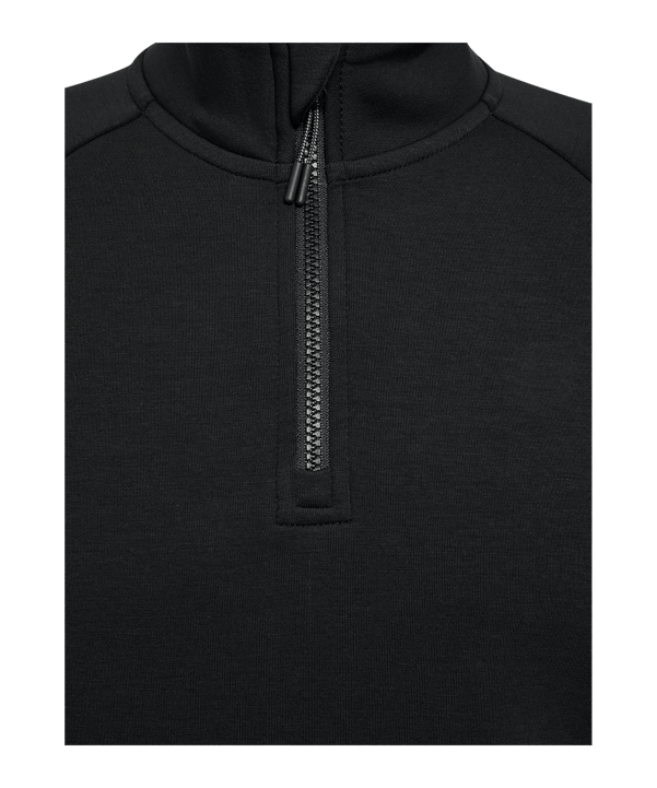 Hummel Tech Fleece Halfzip Sweatshirt Schwarz F2001 - schwarz