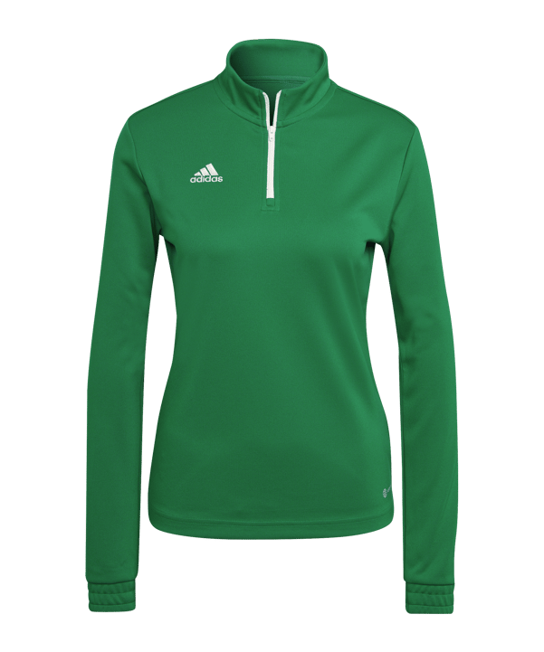 adidas Entrada 22 HalfZip Sweatshirt Damen Grün - gruen