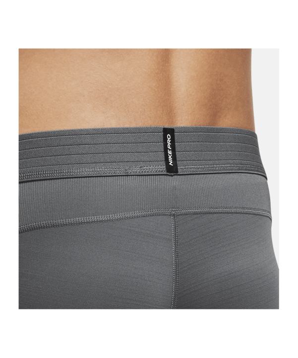 Nike Pro Warm Tight Tall Grau Schwarz F068 - grau