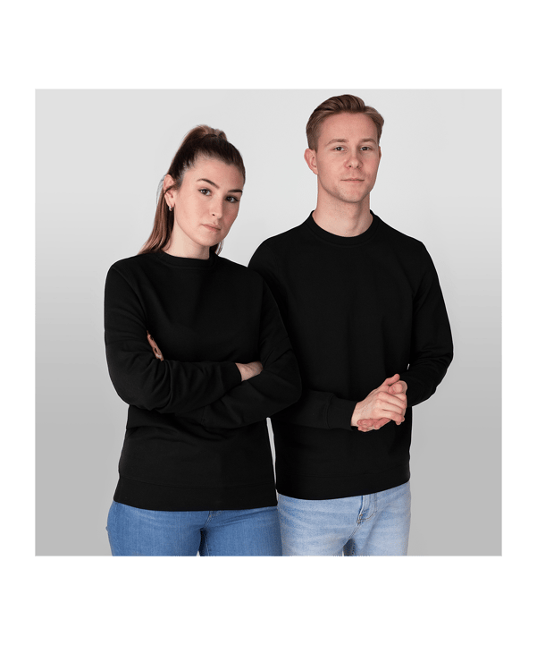 JAKO Doubletex Sweatshirt Schwarz F800 - schwarz