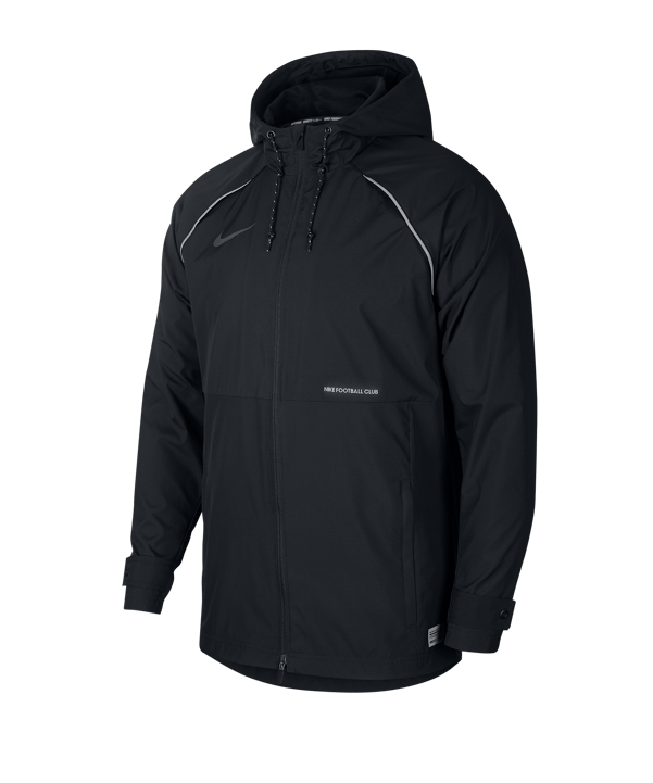 Nike F.C Allwetterjacke Schwarz F010 - schwarz