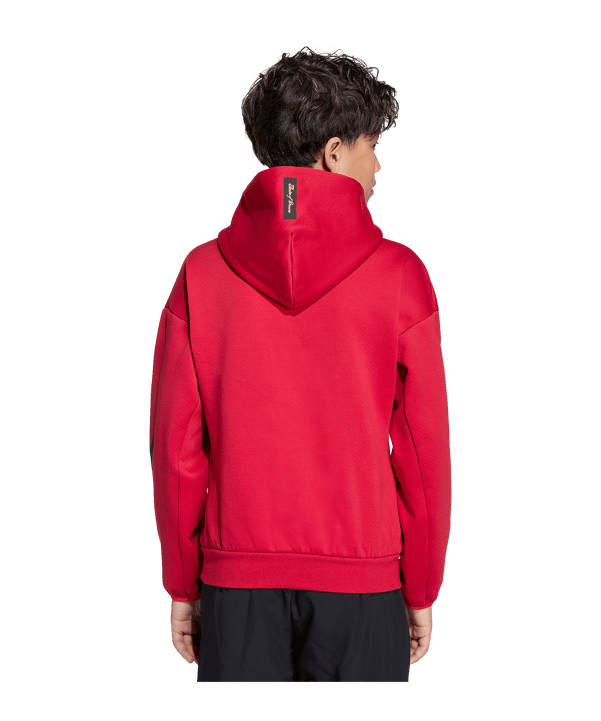 adidas Manchester United Anthem Kapuzenjacke Kids Rot - rot