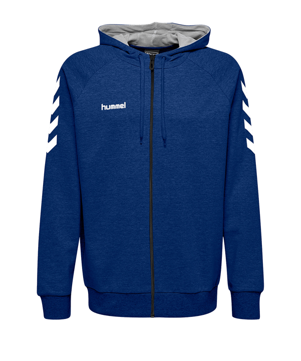 Hummel Cotton Kapuzenjacke Kids Blau F7045 - blau