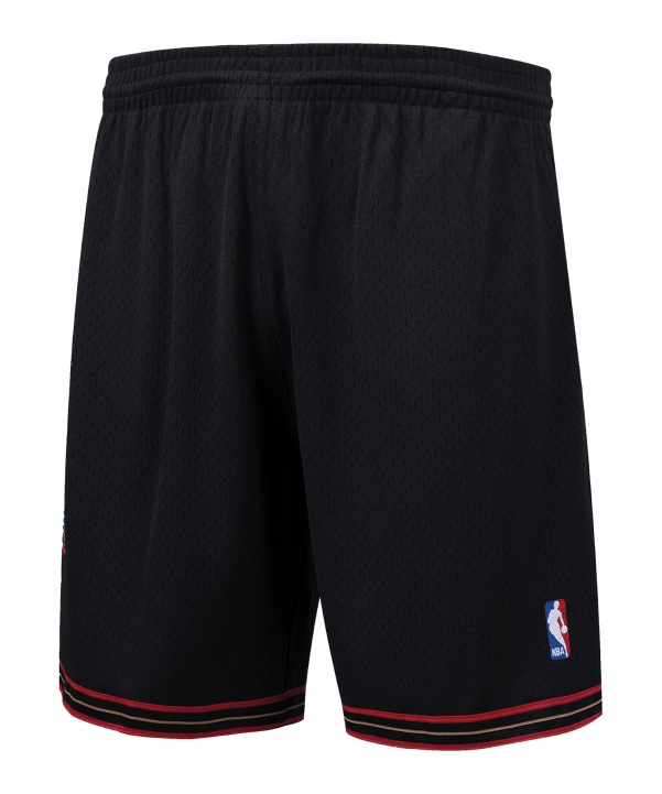 Mitchell and Ness NBA Philadelphia 76ers NBA P 76ers Short Schwarz - schwarz