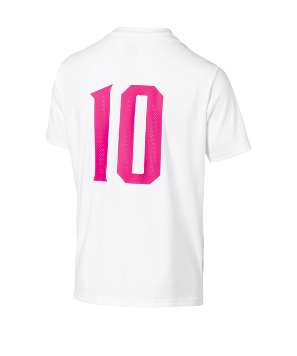 PUMA Retro White T-Shirt Weiss Pink F01 - weiss