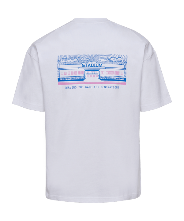 Hummel Loose SW Stadium T-Shirt Weiß F9001 - weiss
