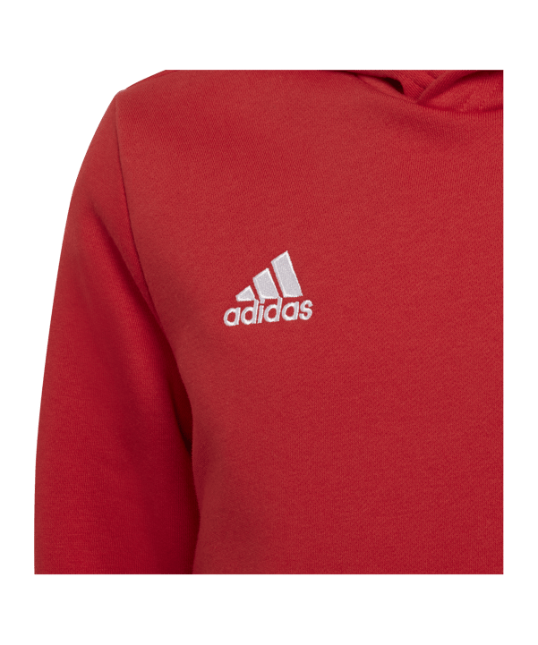 adidas Entrada 22 Hoody Kids Rot - rot