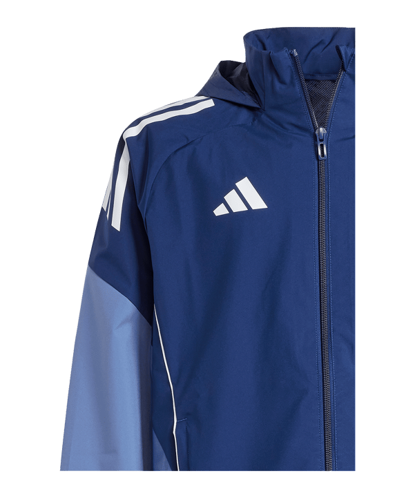 adidas FC Schalke 04 Regenjacke Kids Blau - blau
