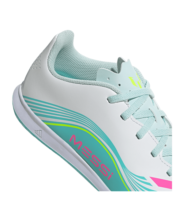 adidas F50 Club IN Messi Aurora Radiante Kids Weiß - weiss