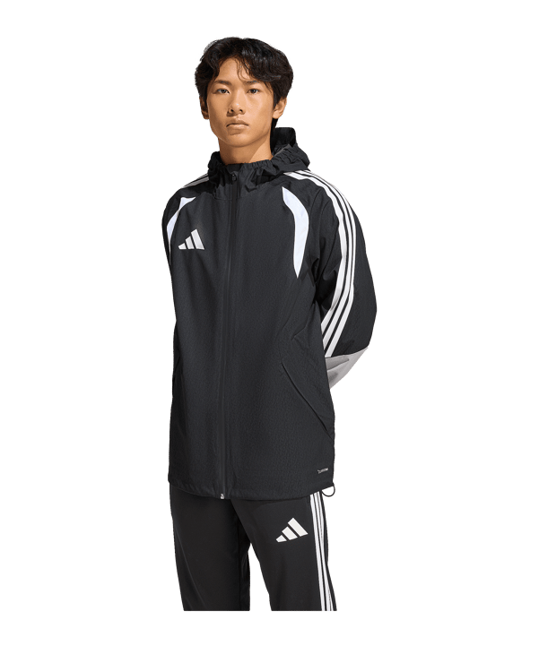 adidas Tiro 26 Regenjacke Schwarz - schwarz