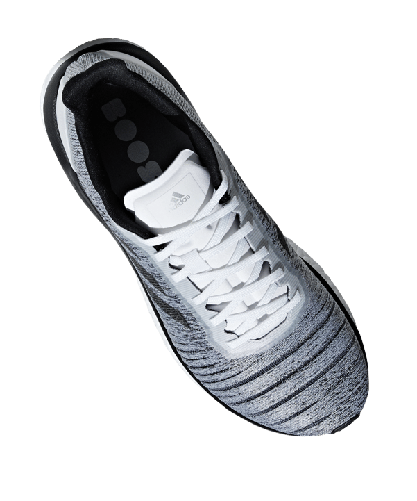 adidas Solar Drive Running Weiss Grau - weiss