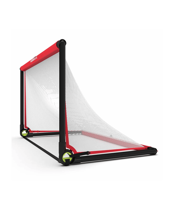 BAZOOKAGOAL PVC Teleskoptor | 150x90cm | Porta da calcio mini Rosso - rosso