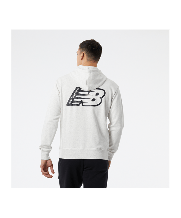 New Balance Essentials Fleece Hoody Grau FSAH - grau