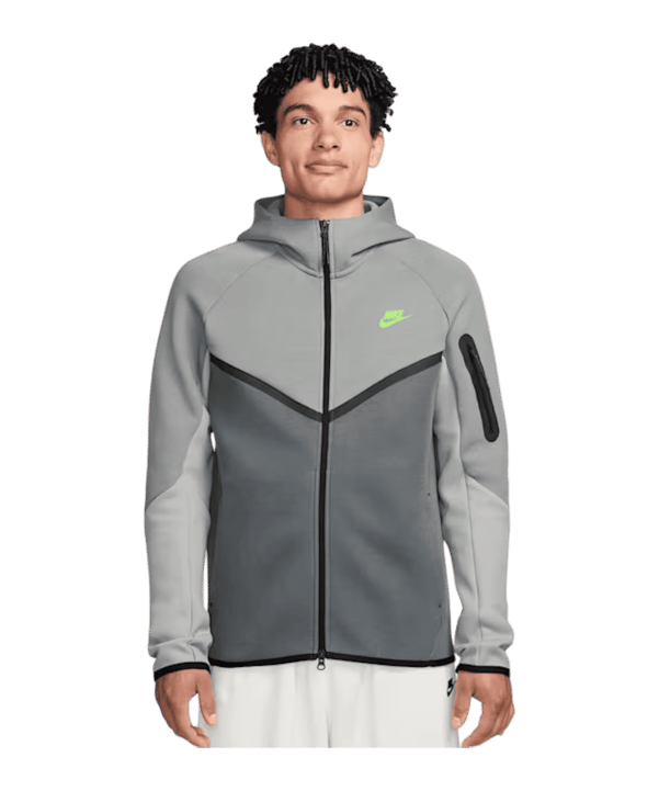 Nike Tech Fleece Jas Grijs K077 - grijs