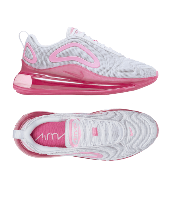 Nike Air Max 720 Sneaker Damen Weiss Pink F103 - weiss