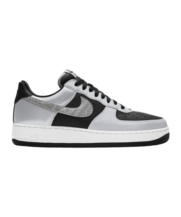 Nike Air Force 1 Schwarz Silber F001 - schwarz