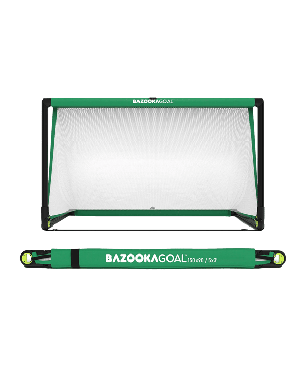 BAZOOKAGOAL CLASSIC PVC | 150x90cm | Grün Weiss - gruen