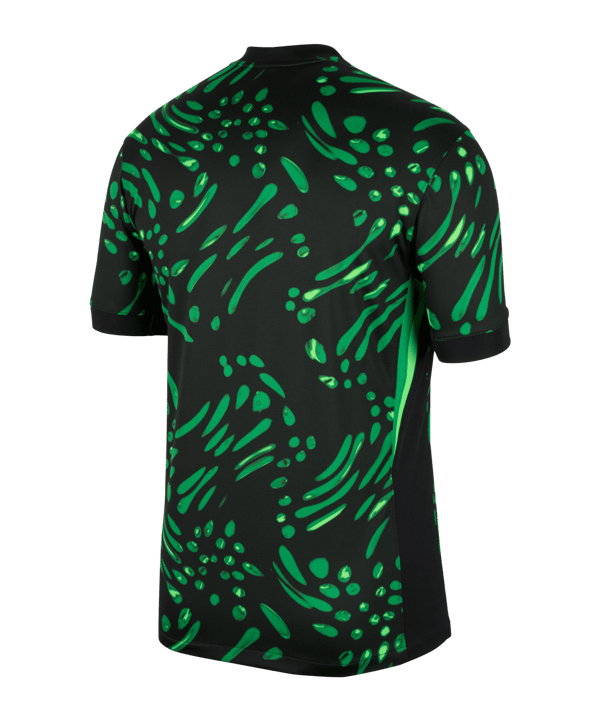 Nike Nigeria Trikot Away 2024 Schwarz F010 - grau