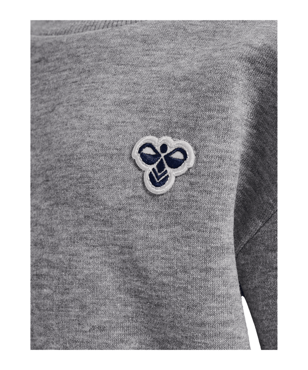 Hummel Mini Loose Bee Sweatshirt Kids Grau F2006 - grau