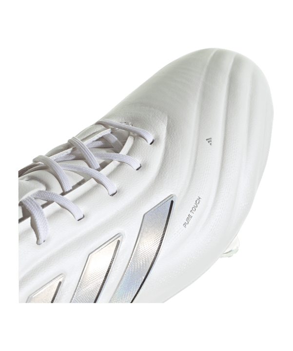 adidas COPA Pure 2 Elite FG Pearlized Weiss Silber - weiss