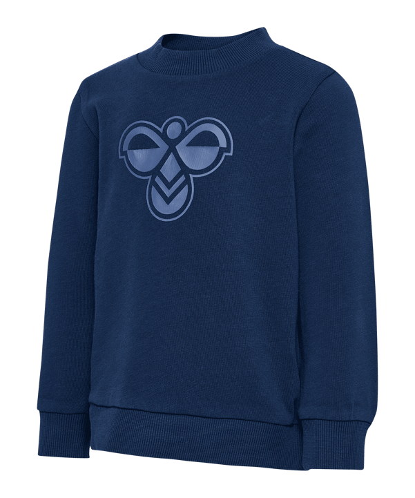 Hummel Mini Jersey Crewsuit Bee Trainingsanzug Kids Blau F7459 - blau