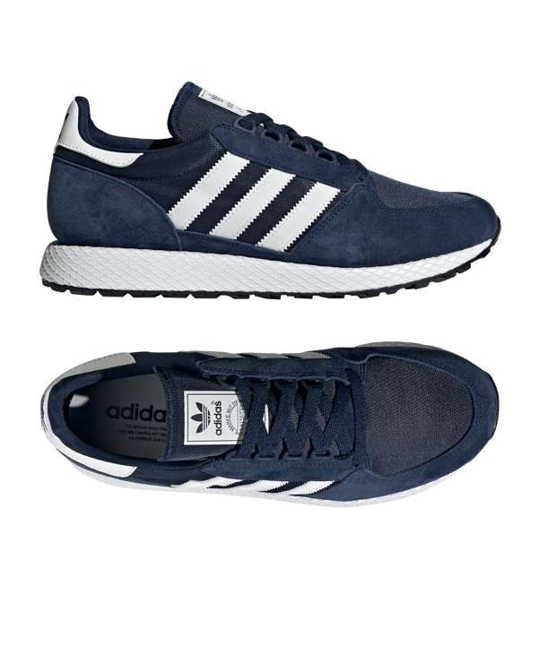 adidas Originals Forest Grove Sneaker Blau Weiss - blau
