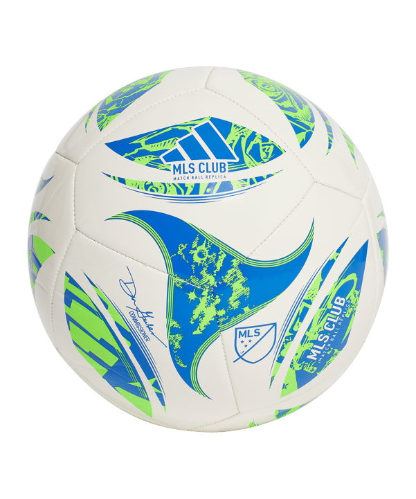 adidas MLS Club Trainingsball Weiss - weiss