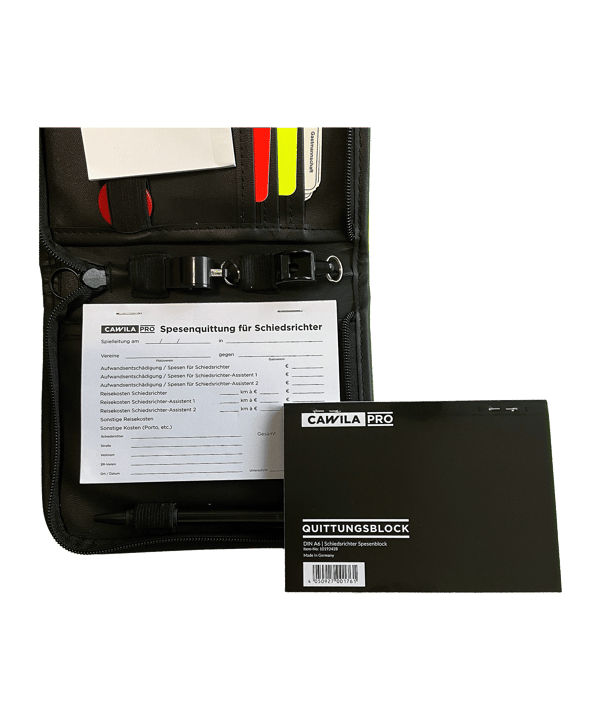 Cawila Schiedsrichter Spesen-Quittungsblock Weiss - weiss