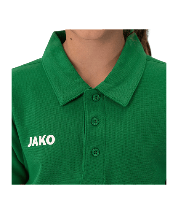JAKO Base Poloshirt Kids Grün F06 - gruen