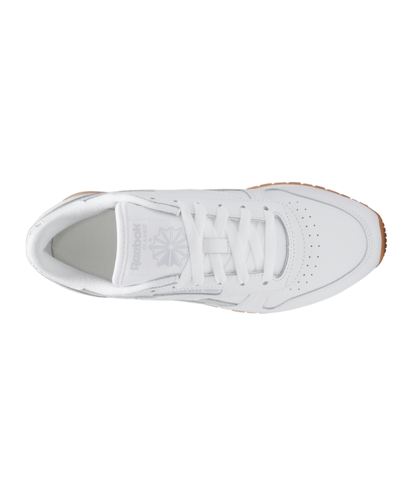 Reebok Classic Leather Damen Weiss Grau - weiss