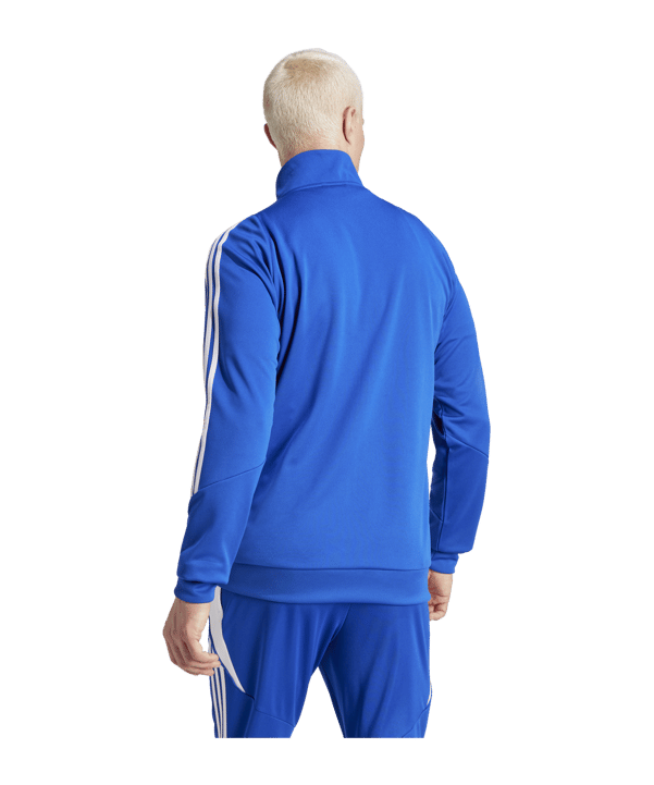 adidas Tiro 24 Trainingsjacke Blau Weiss - blau