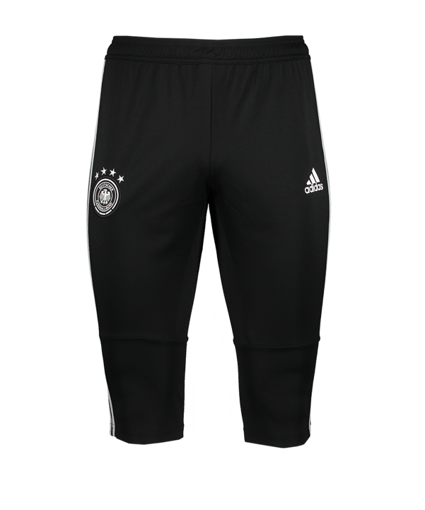 adidas DFB Deutschland Trainingshose 3/4 Schwarz - schwarz