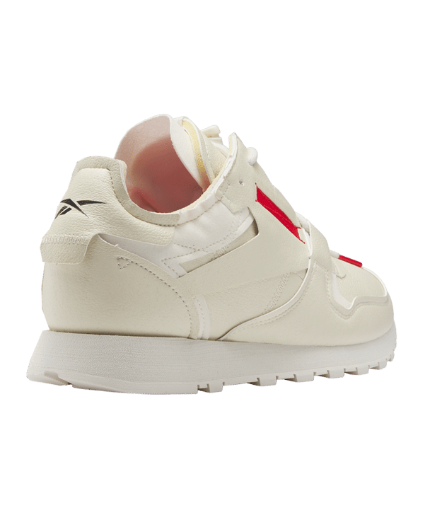 Reebok Classic Vegan Beige Rot Schwarz Laufschuh - beige