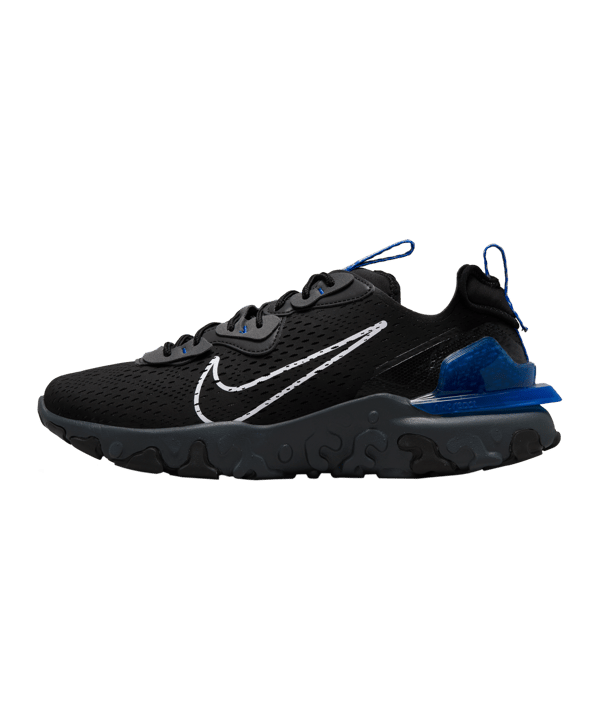 Nike React Vision Schwarz Weiss Blau F001 - schwarz