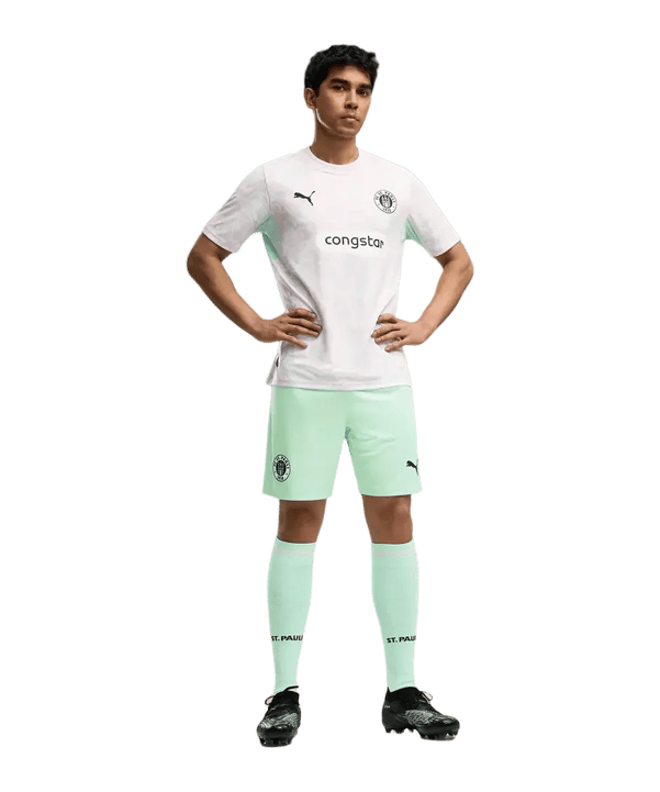 PUMA FC St. Pauli Pantaloncini 2026/2027 Verde C03 - verde