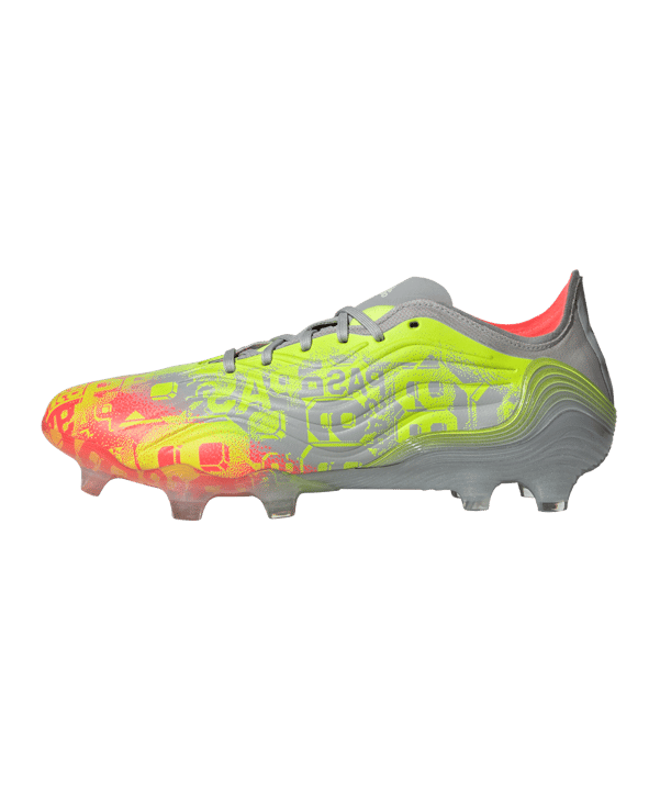 adidas COPA SENSE.1 FG NumbersUp Grau Gelb Rot - grau