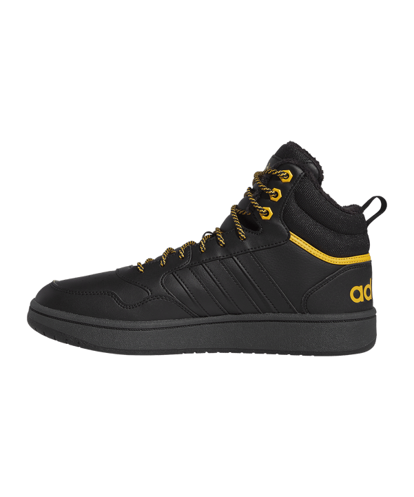 adidas Hoops 3.0 Mid Wtr Schwarz - schwarz