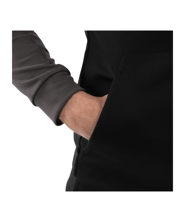 JAKO Dynamic Zip Kapuzenjacke Schwarz F826 - schwarz