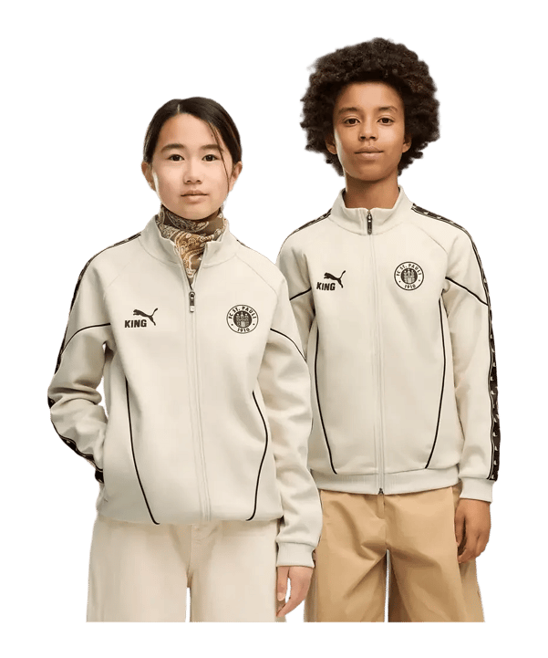 PUMA FC St. Pauli KING Anthem Giacca Bambini Bianco C10 - bianco