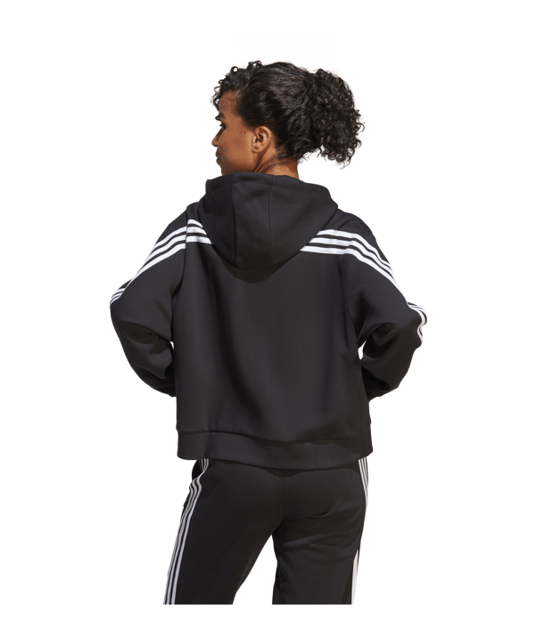 adidas Future Icons 3-Stripes Full-Zip Hoodie Black - schwarz