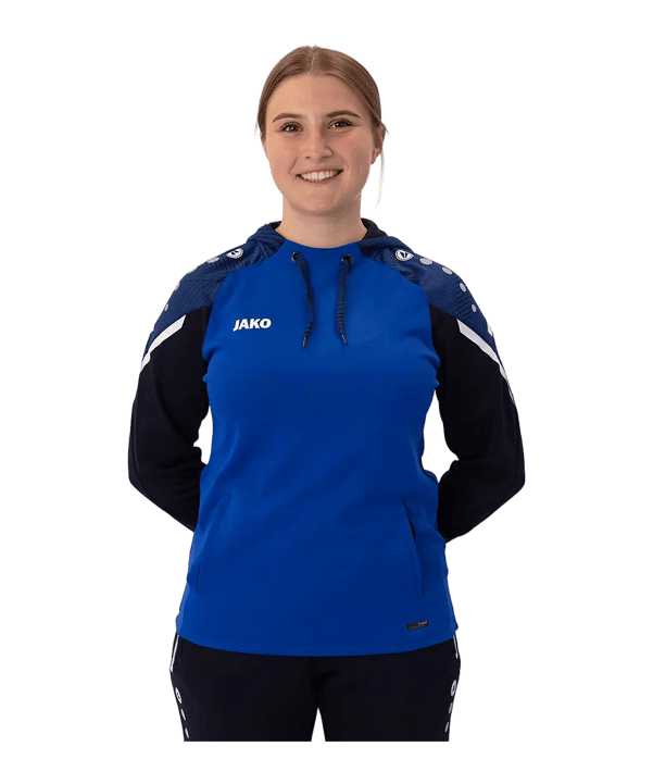 JAKO Hoody Dames Blauw K403 - blauw