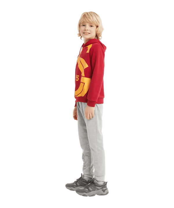 Galatasaray Istanbul Big Logo Sweatshirt Kids Rot - rot