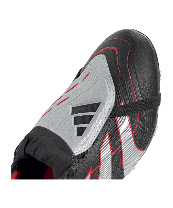 adidas Predator League FT FG/MG Obsidian Strike Schwarz - schwarz