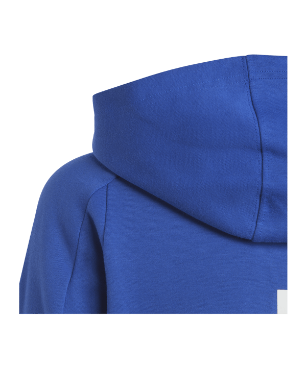 adidas D4GMDY Kapuzenjacke Kids Blau Weiss - blau