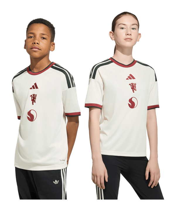 adidas Manchester United Maglietta 3rd 2026/2027 Bambini Beige - beige