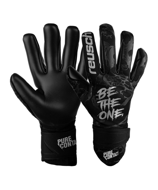 Reusch Pure Contact Infinity Torwarthandschuh Kids Schwarz F7700 - schwarz