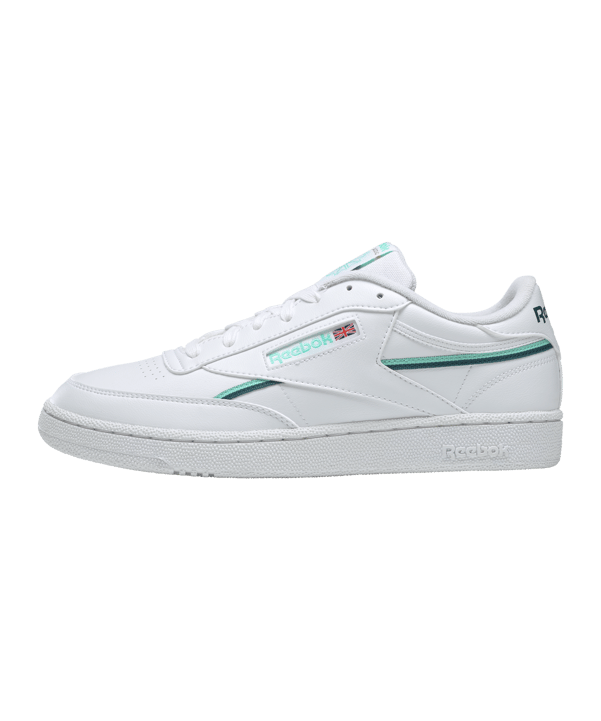 Reebok Club C 85 Vegan Weiss Grün Türkis - weiss