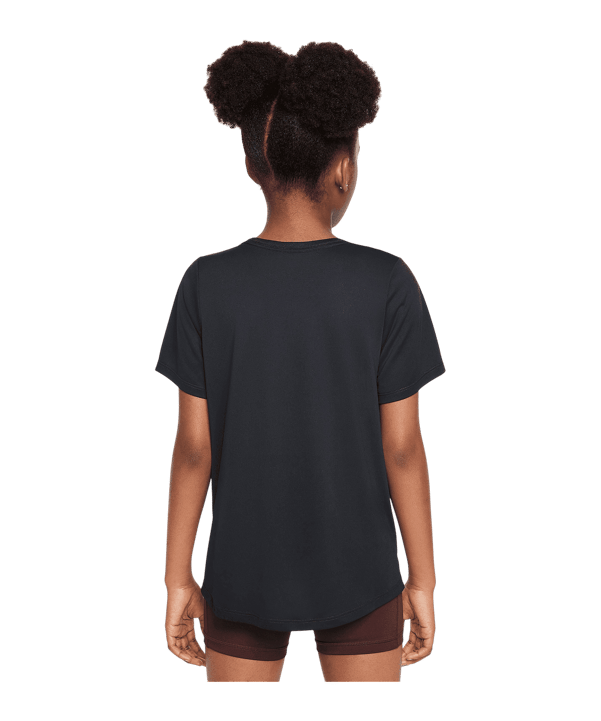 Nike One Fitted T-Shirt Kids Schwarz F010 - schwarz