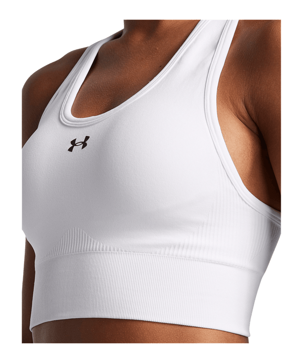 Under Armour Vanish Seamless Mid Sport-BH Damen Weiß F100 - weiss